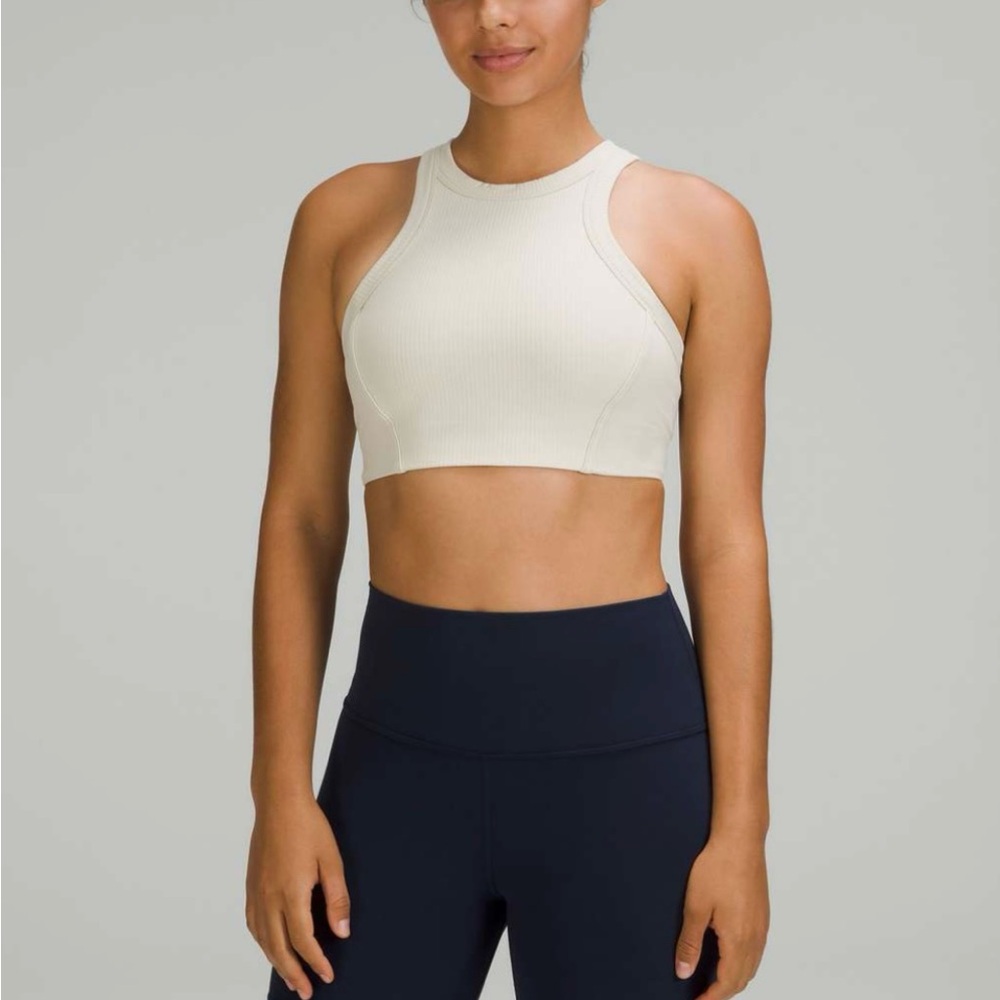 Lululemon Ribbed Nulu High-Neck Yoga Bra
